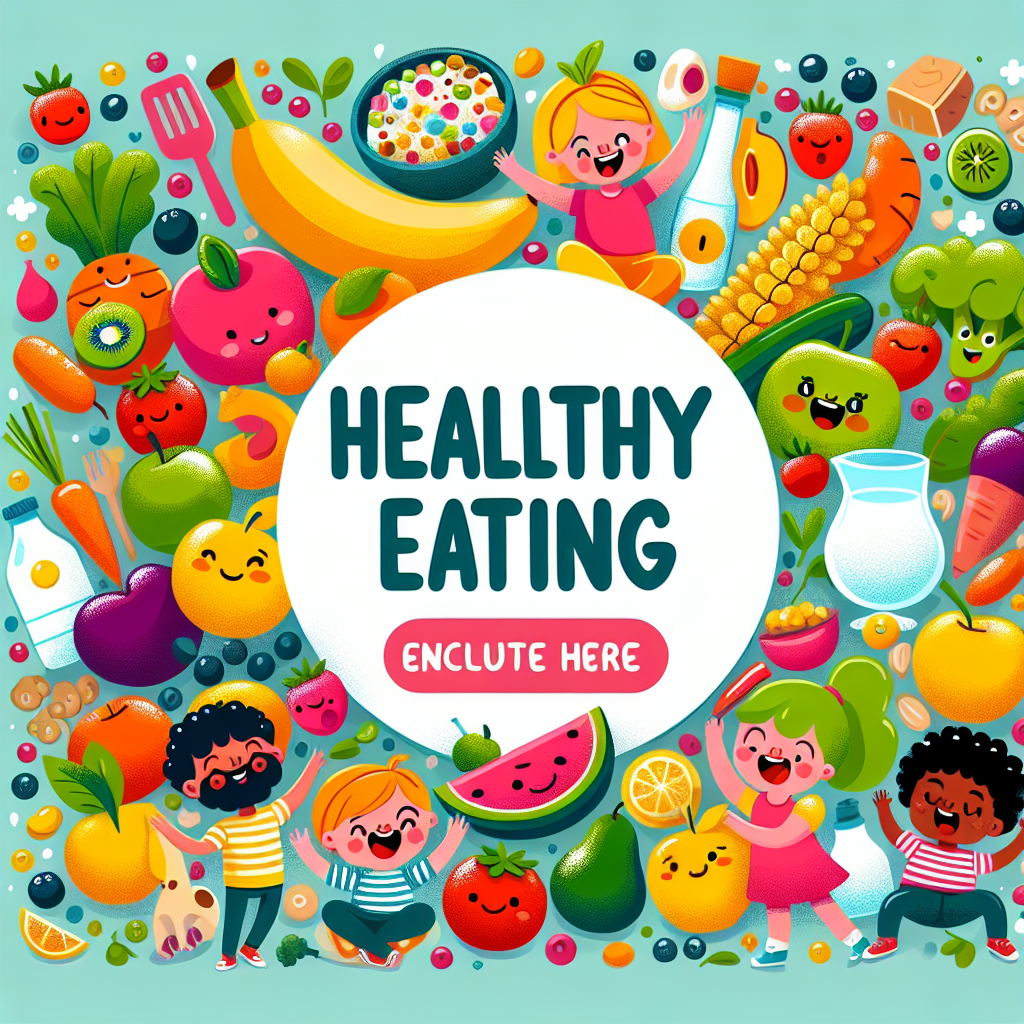 Poster Makanan Sehat Kartun: Inspirasi Menu Bergizi untuk Anak-anak