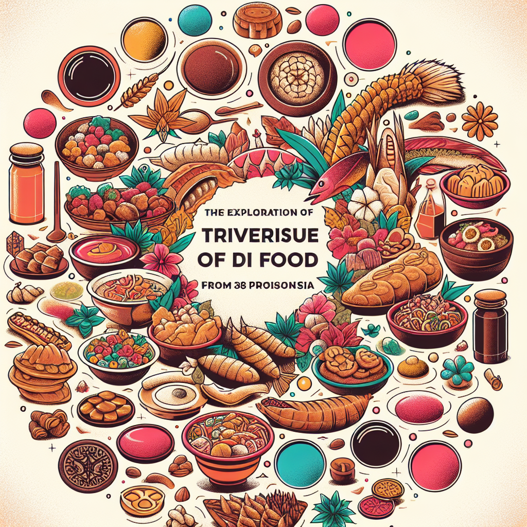 Eksplorasi Keanekaragaman Makanan Tradisional di 38 Provinsi Indonesia