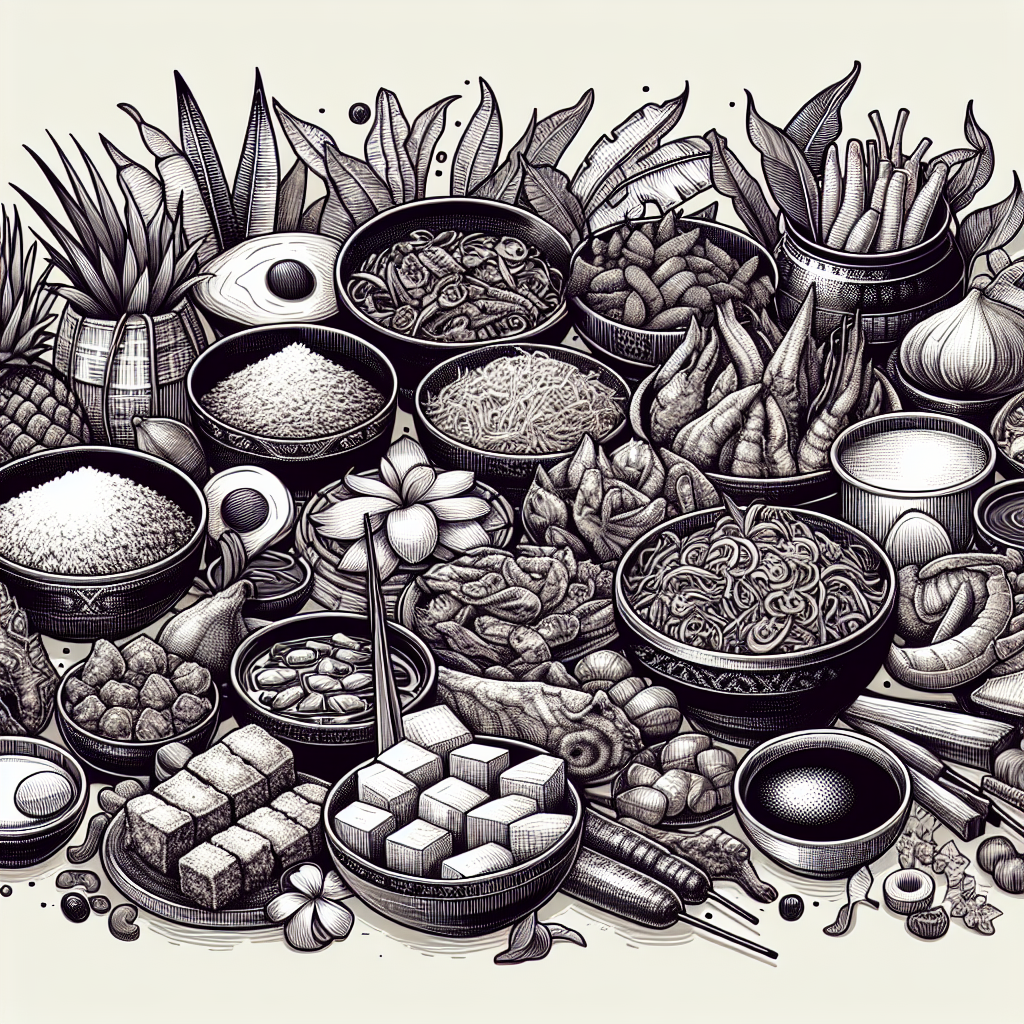 Kreasi Seni Sketsa Makanan Tradisional Indonesia Memukau Dunia